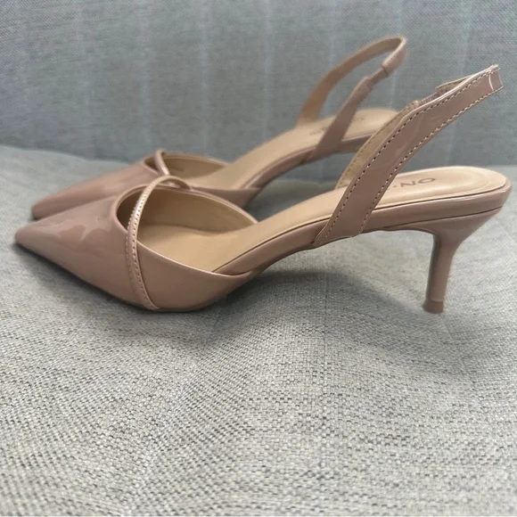ON 34th - Angelinaa Pointed Toe Kitten Heel Pumps - 7 - Picture 5 of 7